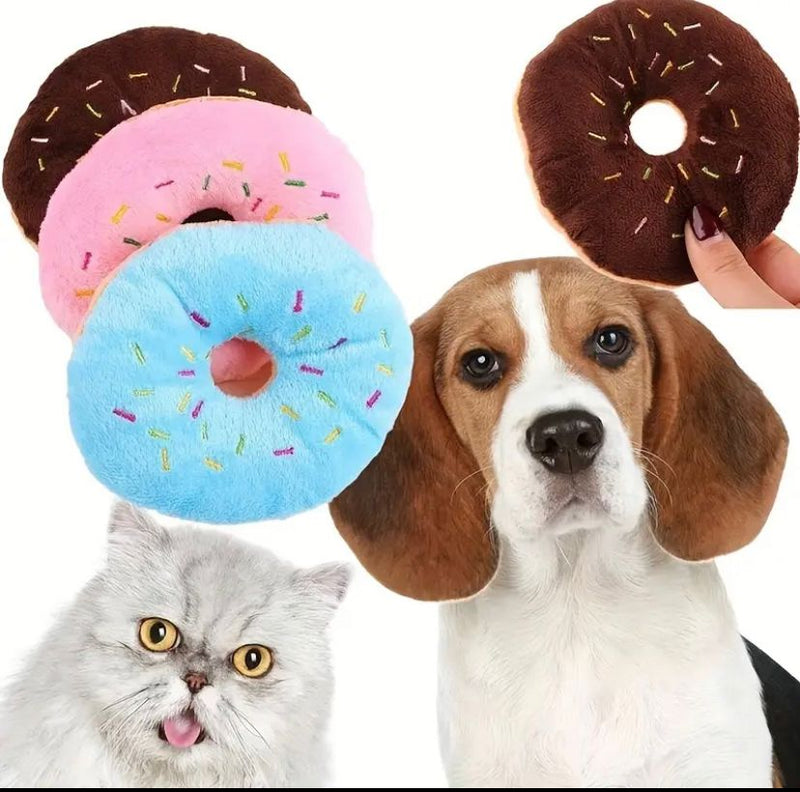 Mini Donas De Peluche Para Mascota: Diversión y ternura en cada mordida