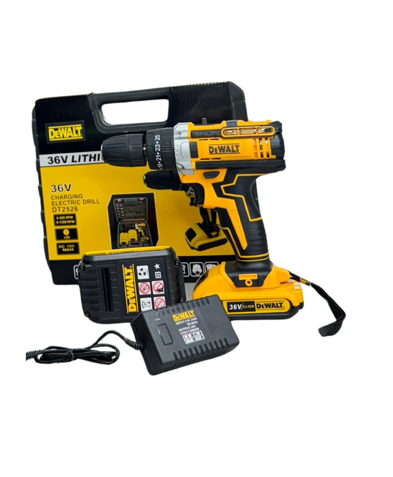 Potencia y Precisión: Taladro Inalámbrico DeWalt- ImpactPro 36V